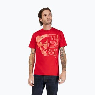 Men's T-shirt Fox Racing Image Skull cardinal