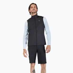Men's cycling waistcoat Fox Racing Ranger Wind black