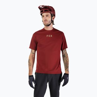 Fox Racing Ranger Wordmark men's cycling jersey rust brown