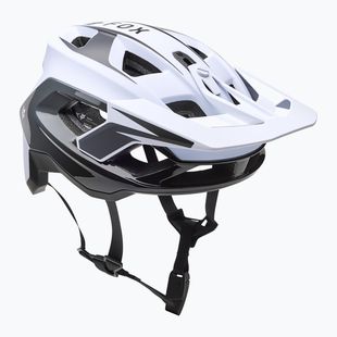 Fox Racing Speedframe Pro Defy pewter bike helmet