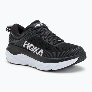 Women's running shoes HOKA Bondi 7 black/white