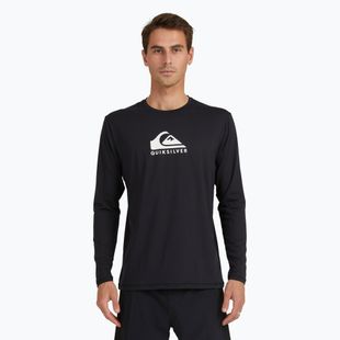 Men's Quiksilver Solid Streak swimming longsleeve black