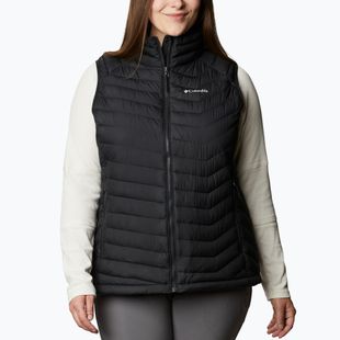 Columbia Powder Lite black women's trekking sleeveless jacket