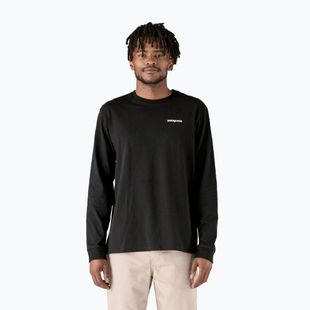 Men's Patagonia P-6 Logo Responsibili trekking longsleeve black