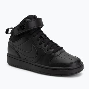 Children's shoes Nike Court Borough Mid 2 black/black/black