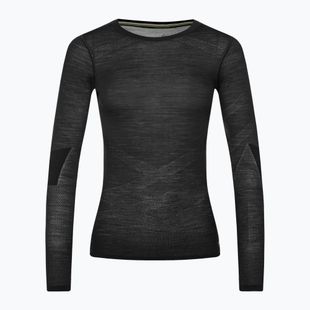 Women's thermal base layer Smartwool Intraknit Merino 200 Crew black/white