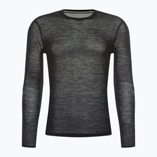 Men's thermal base layer Smartwool Intraknit Merino 200 Crew black/white