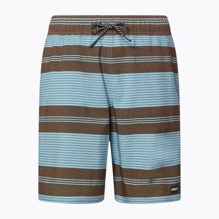 Oakley men's Marlin RC 20" blue-brown swim shorts FOA4043039TH