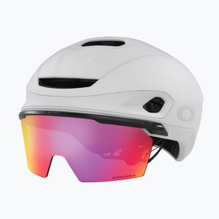 Oakley Aro7 Road matte white/prizm road bike helmet