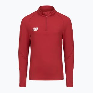Children's football sweatshirt New Balance Training 1/4 Zip Knitted maroon EJT9035RDP