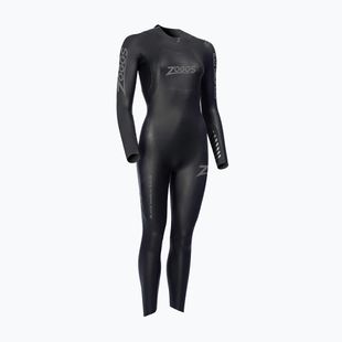 Women's wetsuit Zoggs Black Marlin Tri 5/3/1,5 mm black/silver