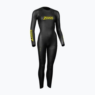 Women's wetsuit Zoggs Ow Free 3/2 mm black/yellow