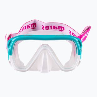 Mares Keewee Junior children's diving mask aqua / white / clear