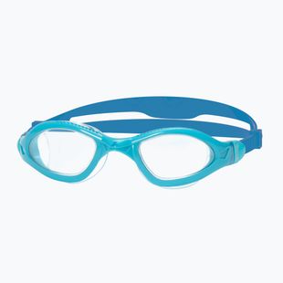Zoggs Tiger LSR+ blue/blue reef/clear swimming goggles