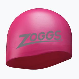 Zoggs Ows Silicone Mid pink swimming cap