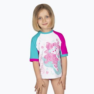 Mares Rashguard Shield Kid magenta children's swim shirt