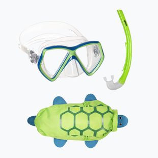 Mares Combo Zoo green children's snorkel set