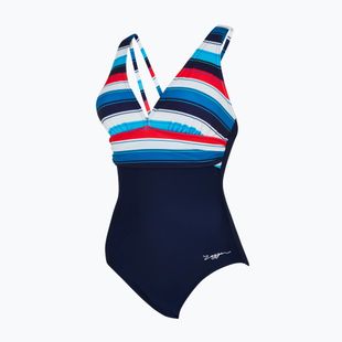 Women's one-piece swimsuit Zoggs Seamarine Panel Crossback