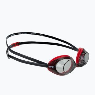 TYR Vecta Racing smoke/red/black swimming goggles