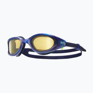 TYR Special Ops 3.0 Polarized amber/ navy/ navy swimming goggles