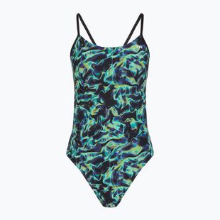 Women's one-piece swimsuit TYR Durafast Elite Energy Cutoutfit green