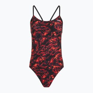 Women's one-piece swimsuit TYR Durafast Elite Energy Cutoutfit red