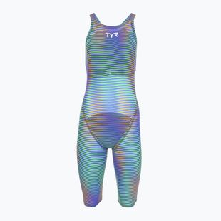 Women's one-piece swimsuit TYR Avictor Luminins Closed Back elec lime