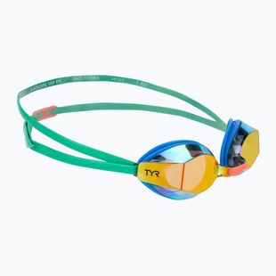 TYR Blackops 140 Ev Racing Mirrored blue/green swimming goggles