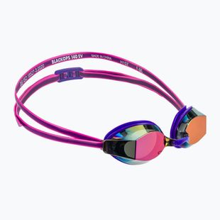 Women's swim goggles TYR Blackops 140 Ev Racing Mirrored purple/pink