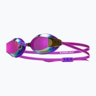 Women's swim goggles TYR Blackops 140 Ev Racing Mirrored purple/pink