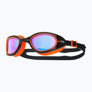 Swim goggles TYR Special Ops 2.0 Mirrored black / blue / orange