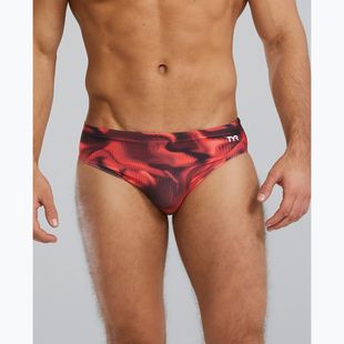 Swim briefs Tyr Durafast Elite Waveform red