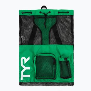 Swim bag TYR Big Mesh Mummy Bag 40 l kelly green
