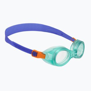 Children's swim goggles TYR Aqua Blaze green/orange