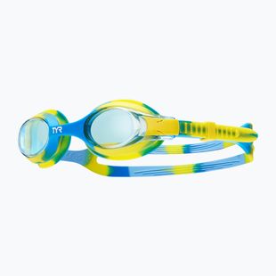Children's swim goggles TYR Swimple Tie Dye Non-Mirrored blue/green/yellow