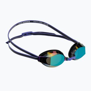 Women's swimming goggles TYR Blackops 140 Ev Racing Mirrored purple/green