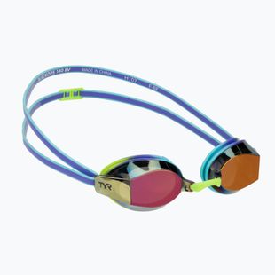 Children's swimming goggles TYR Blackops 140 Ev Racing Mirrored purple/multi