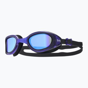 Swimming goggles TYR Special Ops 2.0 Mirrored black/purple