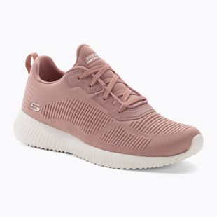Women's SKECHERS Bobs Squad Tough Talk blush sneakers