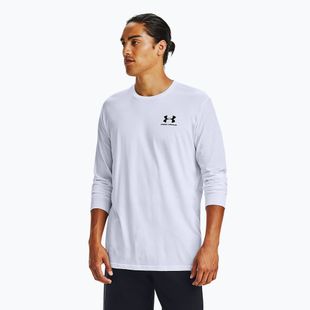 Men's Under Armour Sportstyle Left Chest Longsleeve white/black