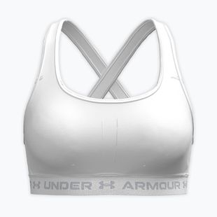 Training bra Under Armour Crossback Mid white/white/halo gray