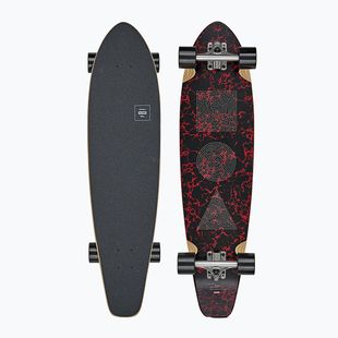 Globe The All-Time red marble stack longboard