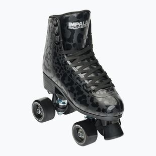 Women's roller skates IMPALA Quad Skate black leopard