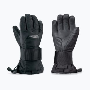 Children's snowboard gloves Dakine Wristguard black