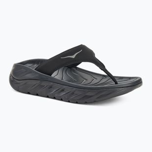 Women's flip-flops HOKA Ora Recovery Flip Flops black/dark gull gray