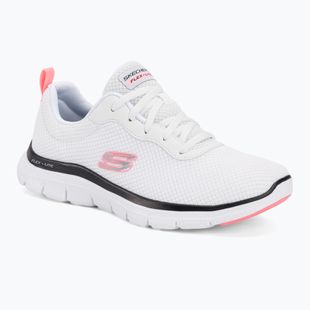 Women's training shoes SKECHERS Flex Appeal 4.0 Brilliant View white/pink