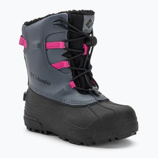 Columbia Bugaboot Celsius Children's snow boots graphite/wild fuchsia