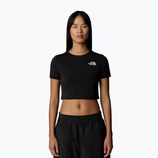 Women's T-shirt The North Face Essential Cropped Slim Tee tnf black