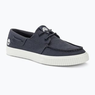 Men's Timberland Mylo Bay dark blue canvas boat shoes