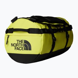 The North Face Base Camp Duffel S 50 l travel bag sulphur spring green/tnf black